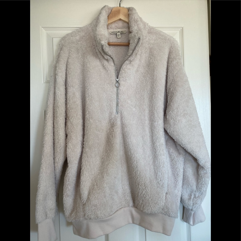 Women’s Express One Eleven plush half-zip sweater